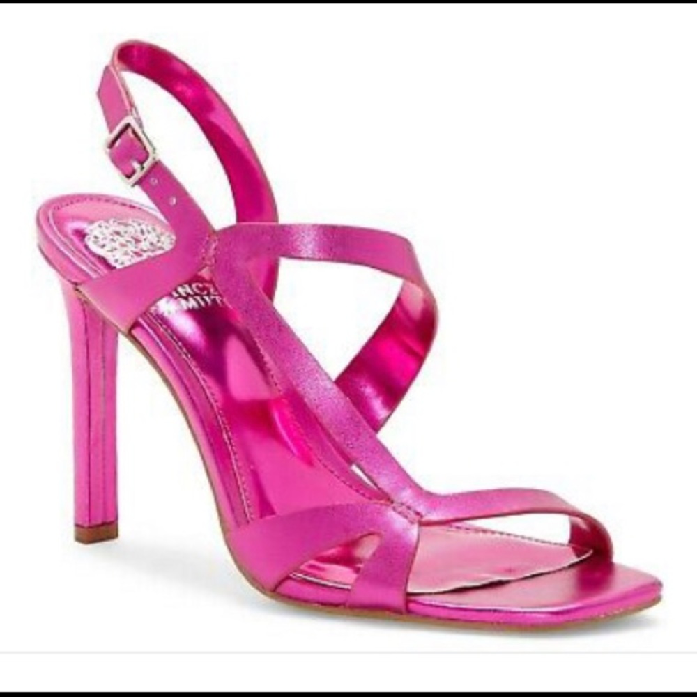 80% OFF Vince Camuto Leather Square Toe Sandals